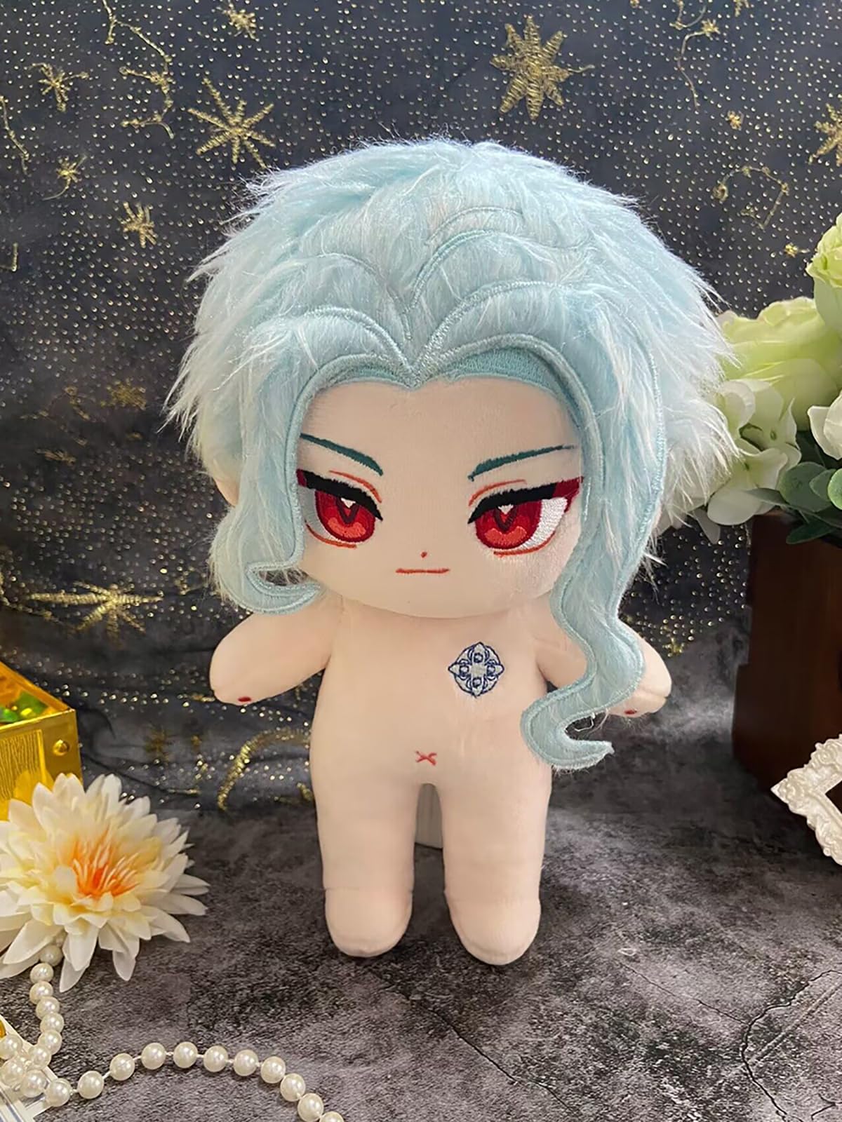 Amazon.co.jp: 原神 ファデュイ 博士 ドットーレ ぬいぐるみ 人形